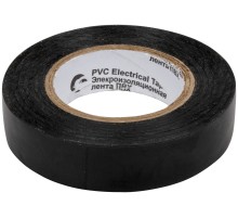 Изолента ROLLIX ПВХ 15 мм x 0,15 мм х 20 м, черная РОС