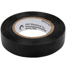 Изолента ROLLIX ПВХ 15 мм x 0,15 мм х 20 м, черная РОС