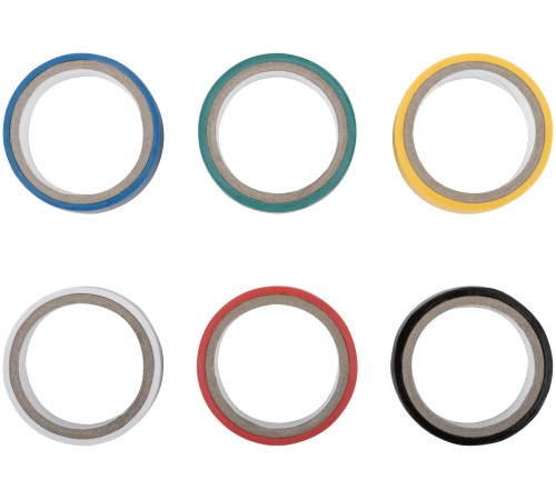 Изоленты ПВХ 19 мм х 0,13 мм х 3 м (6 шт., цветные) FIT IT