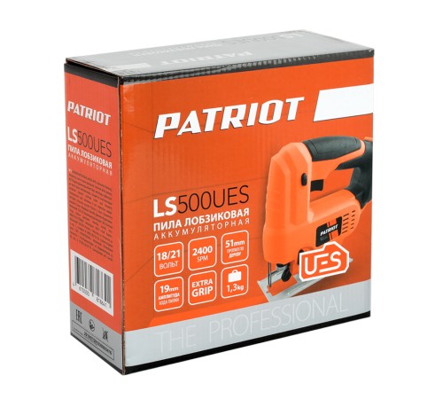 Лобзик аккумуляторный PATRIOT LS 500 UES Лобзик аккумуляторный PATRIOT LS 500 UES