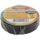 Изолента ROLLIX ПВХ 19 мм x 0,15 мм х 20 м, черная РОС