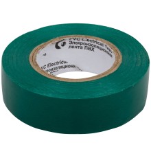 Изолента ROLLIX ПВХ 19 мм x 0,15 мм х 20 м, зеленая РОС