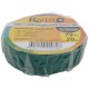 Изолента ROLLIX ПВХ 19 мм x 0,15 мм х 20 м, зеленая РОС
