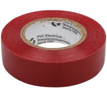 Изолента ROLLIX ПВХ 19 мм x 0,15 мм х 20 м, красная РОС