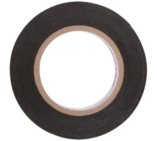 Лента тканевая ( полиэстер ) WILLMARK  19 мм х 0,27 мм х 10 м ( черная ) CHINA