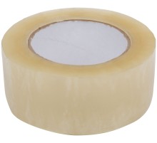 Скотч упаковочный прозрачный усиленный, толщина 50 мкр, 48 мм х 140 м РОС