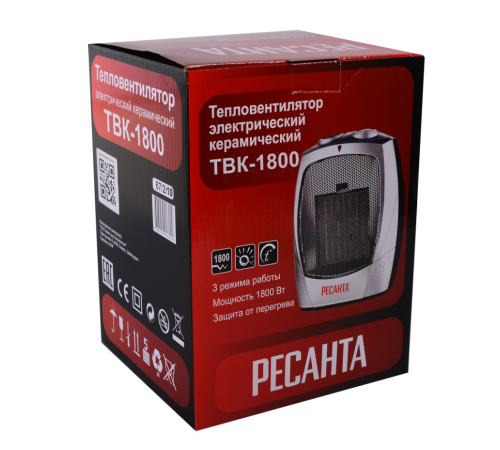 Тепловентилятор Ресанта ТВК-1800
