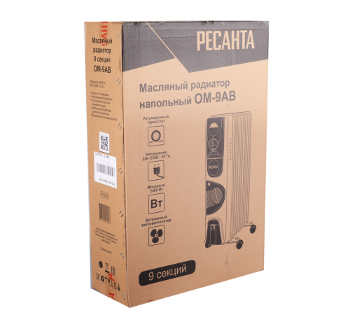 Масляный радиатор Ресанта ОМ-9АВ