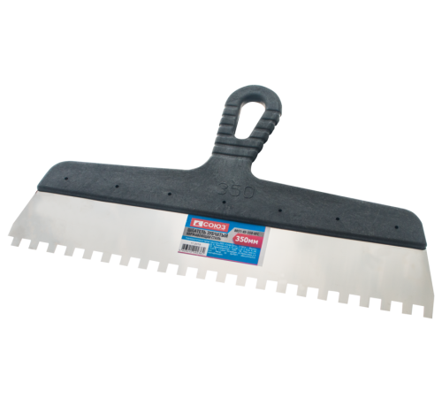 Шпатель 300 мм, зуб 6х6 мм СОЮЗ