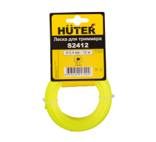 Леска Huter S2412 для триммера, 2.4 мм, звезда