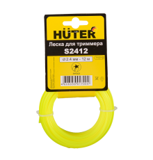 Леска Huter S2412 для триммера, 2.4 мм, звезда