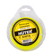 Леска Huter S3012 для триммера, 3 мм, звезда