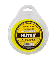 Леска Huter TS3012 для триммера, 3 мм, витой квадрат