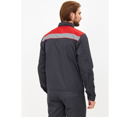 Костюм Легион Премиум-2 СОП CH (тк.Смесовая,240) п/к, т.серый/красный