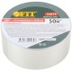 Лента алюминиевая клейкая, 50 мм х 50 м FIT IT