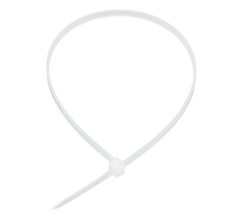 Хомуты, 300 x 3.6 мм, пластиковые, белые, 100 шт Сибртех