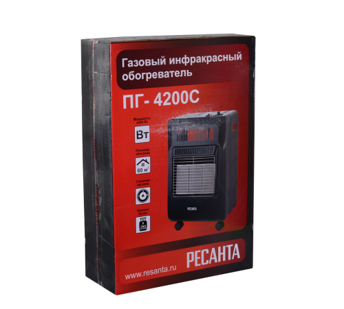 Газовый инфракрасный обогреватель Ресанта ПГ-4200С