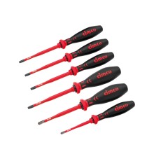 Набор отверток Cimco SLIM VDE-TORX® и комбинированных SLIM PZ FL, 6 предметов Набор отверток Cimco SLIM VDE-TORX® и комбинированных SLIM PZ FL, 6 предметов