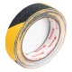 Лента клейкая противоскользящая, черно-желтая 25 мм x 5 м Matrix