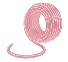 Шланг эластичный 3/4", 50 м, прозрачный розовый Palisad