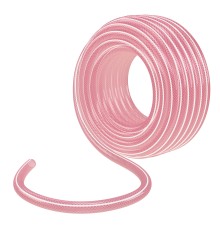 Шланг эластичный 3/4", 50 м, прозрачный розовый Palisad Шланг эластичный 3/4", 50 м, прозрачный розовый Palisad