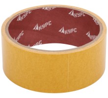Лента-скотч клейкая двусторонняя 38 мм х 5 м КУРС РОС