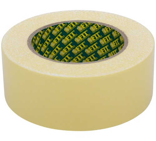 Лента клейкая двусторонняя, на тканевой основе 48 мм х 25 м FIT IT