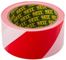 Лента сигнальная (красно-белая) 50 мм х 100 м FIT IT Лента сигнальная (красно-белая) 50 мм х 100 м FIT IT