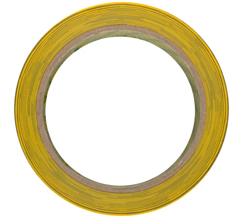 Лента разметочная, клейкая (черно-желтая) 50 мм х 25 м FIT IT