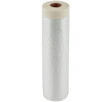 Пленка защитная, с клейкой лентой, 8 мкм, 1700 мм х 15 м FIT IT