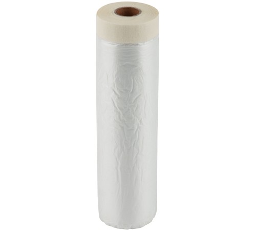 Пленка защитная, с клейкой лентой, 8 мкм, 1700 мм х 15 м FIT IT