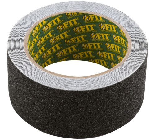 Лента клейкая противоскользящая черная  50 мм х 5 м FIT IT