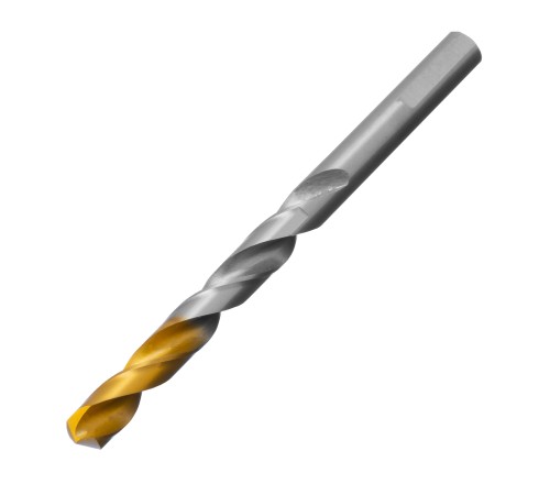 Сверло спиральное по металлу 8,5 x 117 мм, Р6М5, Golden Tip  Denzel