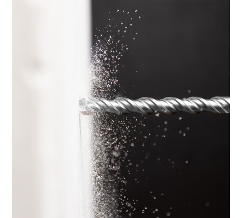 Бур по бетону, двойная спираль, три пылеотводящие кромки, 14 x 260 мм DENZEL