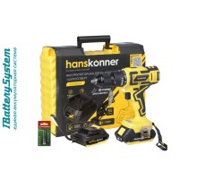 Аккумуляторный шуруповерт Hanskonner HCD1855RI 1BatterySystem
