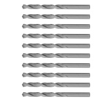 Сверло по металлу, 8 мм, полированное, HSS, 10 шт, цилиндрический хвостовик Matrix