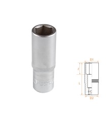 Головка торцевая глубокая шестигранная 3/8", 15 мм AFFIX AF00130015