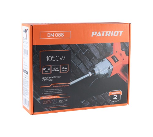 Дрель-миксер электрическая PATRIOT DM 088 Дрель-миксер электрическая PATRIOT DM 088