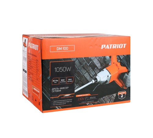 Дрель-миксер электрическая PATRIOT DM 100 Дрель-миксер электрическая PATRIOT DM 100