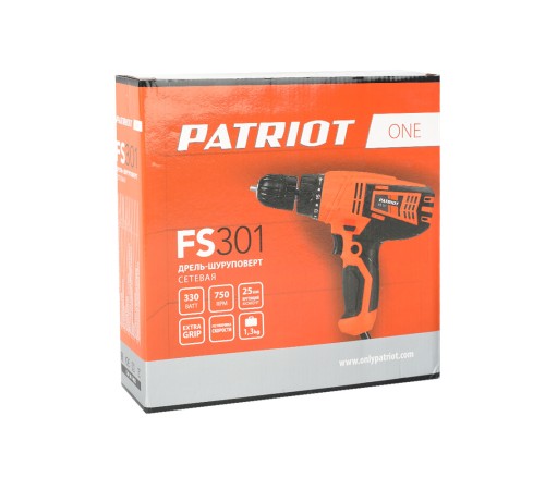 Дрель-шуруповерт электрическая PATRIOT FS 301 Дрель-шуруповерт электрическая PATRIOT FS 301