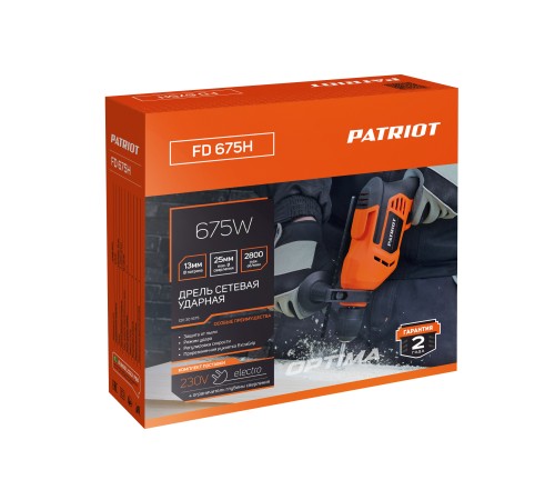 Дрель ударная электрическая PATRIOT FD 675 H Дрель ударная электрическая PATRIOT FD 675 H