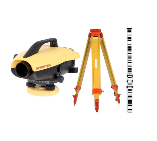 Цифровой нивелир Leica Sprinter 150M + штатив RGK SJW30 + рейка GSS111 Цифровой нивелир Leica Sprinter 150M + штатив RGK SJW30 + рейка GSS111
