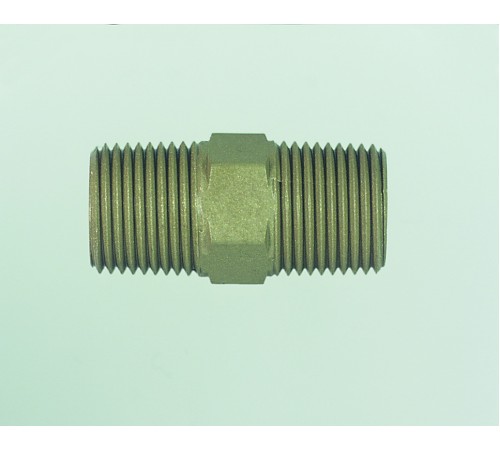 Латунный шестигранный ниппель NPT Refco 122