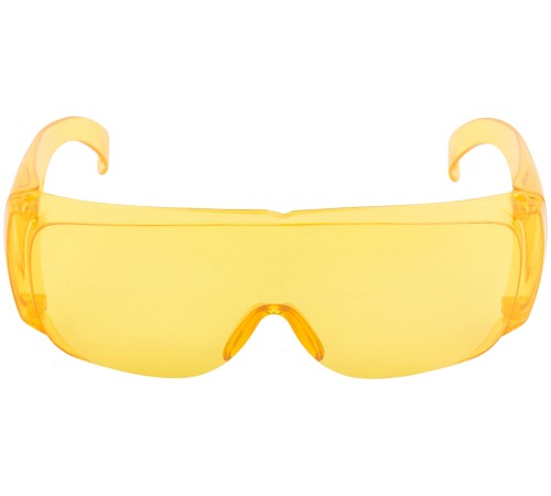 Очки защитные с дужками желтые КУРС