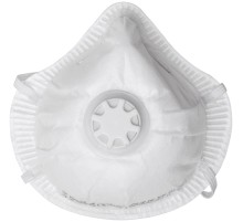 Полумаска фильтрующая, FFP2, формованная, 3-х слойная, с клапаном РОС