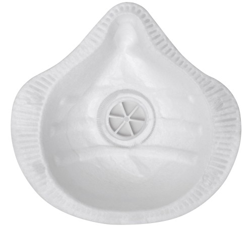 Полумаска фильтрующая, FFP2, формованная, 3-х слойная, с клапаном РОС