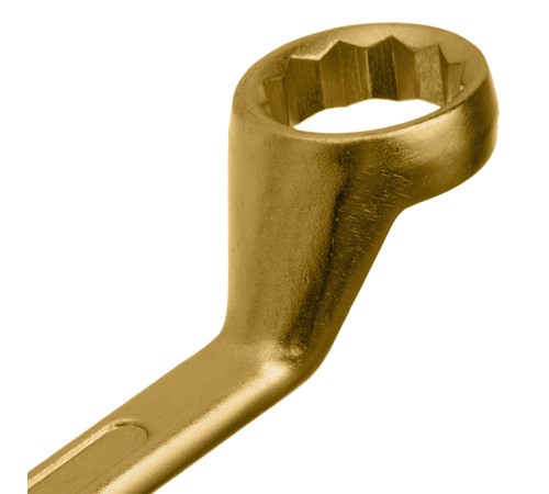 Ключ накидной, 30 х 32 мм, желтый цинк Сибртех