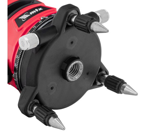 Лазерный уровень CRX-30G, 30 м, зеленый луч, батарейки, резьба 5/8