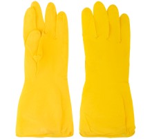 Перчатки хозяйственные латексные, внутреннее напыление, размер M CHINA