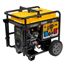 Генератор бензиновый PS-120EAD-3, 12 кВт,230/400 В, 40л, разъем ATS,перекл.режима,эл.старт Denzel